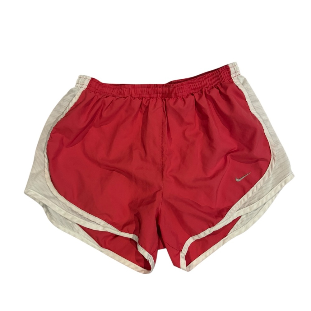 Nike Women's Pink and‎ White Athletic Shorts